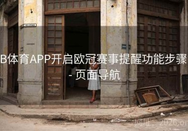 B体育APP开启欧冠赛事提醒功能步骤 - 页面导航