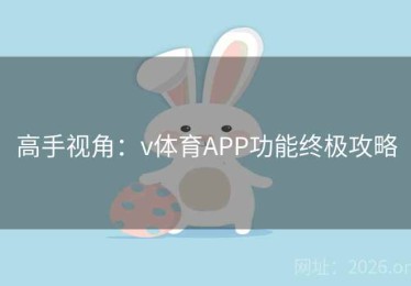 高手视角：v体育APP功能终极攻略