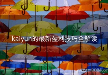 kaiyun的最新盈利技巧全解读