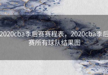 2020cba季后赛赛程表，2020cba季后赛所有球队结果图