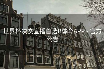 世界杯决赛直播首选B体育APP - 官方公告
