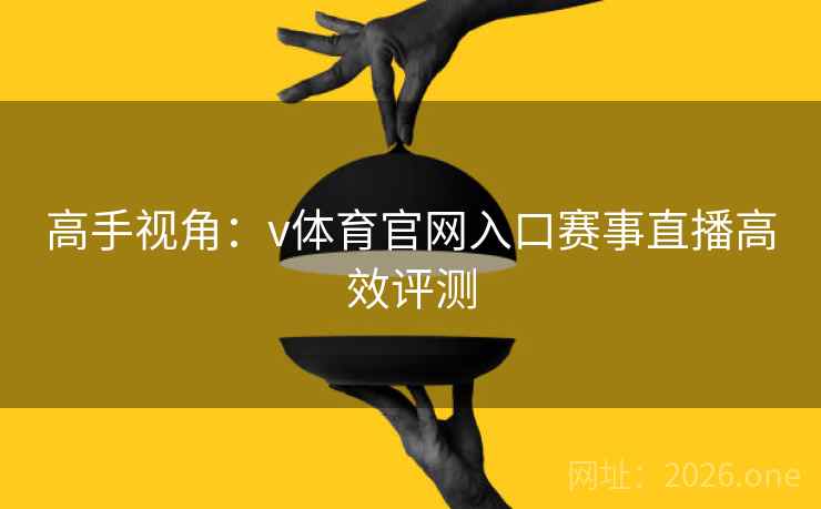 高手视角：v体育官网入口赛事直播高效评测