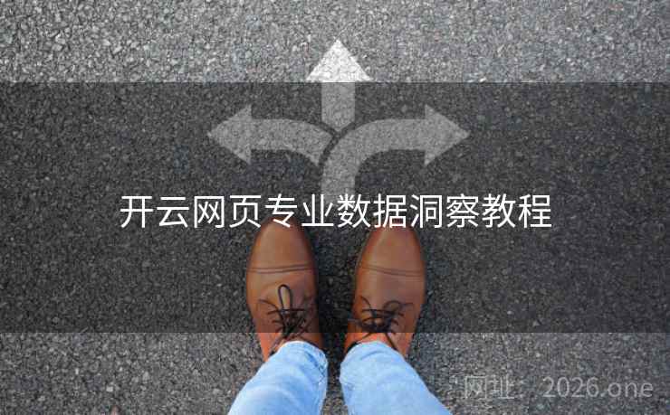 开云网页专业数据洞察教程