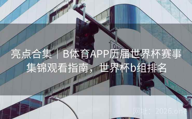 亮点合集｜B体育APP历届世界杯赛事集锦观看指南，世界杯b组排名
