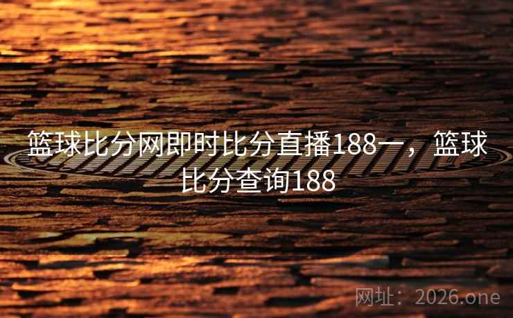 篮球比分网即时比分直播188一，篮球比分查询188