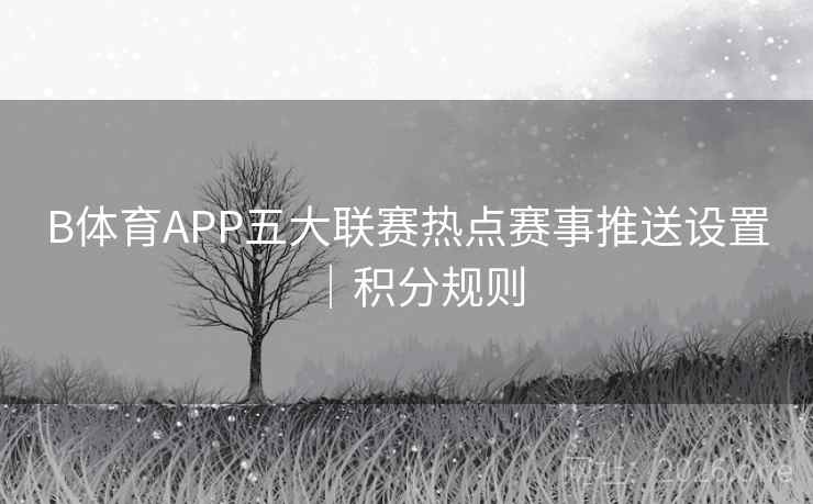 B体育APP五大联赛热点赛事推送设置｜积分规则
