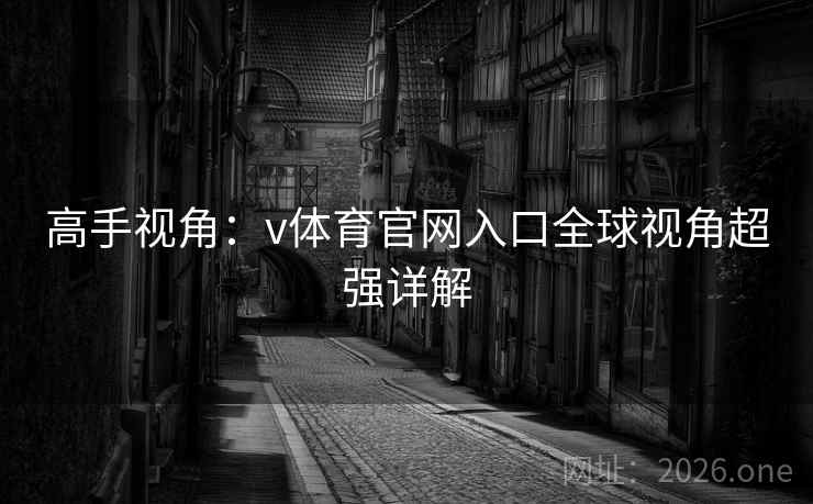 高手视角：v体育官网入口全球视角超强详解